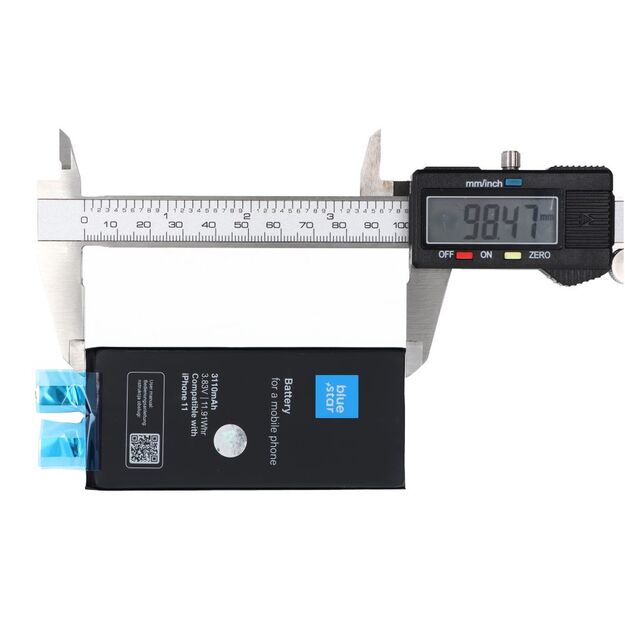 Battery without BMS for iPhone 11 3110 mAh Blue Star HQ 3