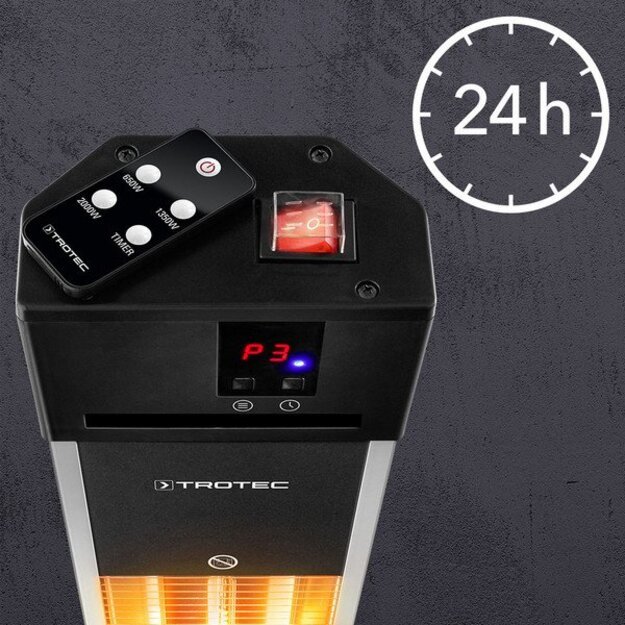 Anglies pluo&scaron;to infraraudonųjų spindulių &scaron;ildytuvas Trotec IRS 2000 E 1