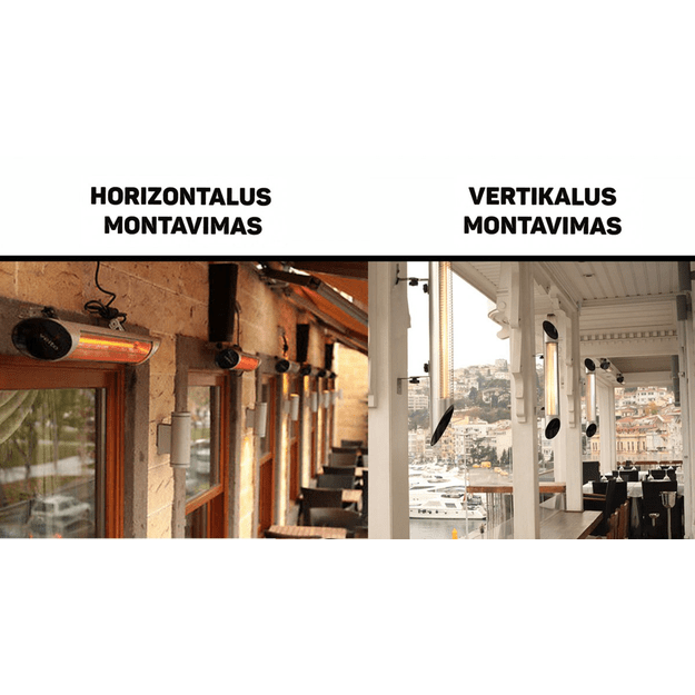 Anglies pluo&scaron;to infraraudonųjų spindulių &scaron;ildytuvas Veito BLADE, juodas 3