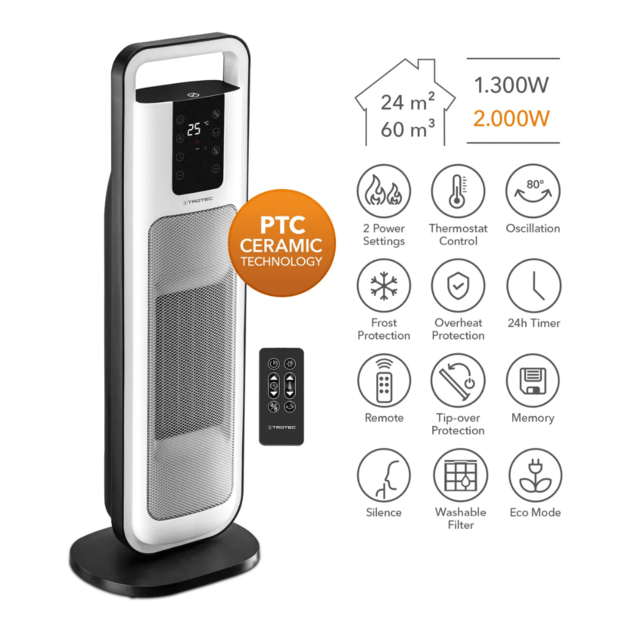 Keraminis &scaron;ildytuvas Trotec TFC 21 E 3