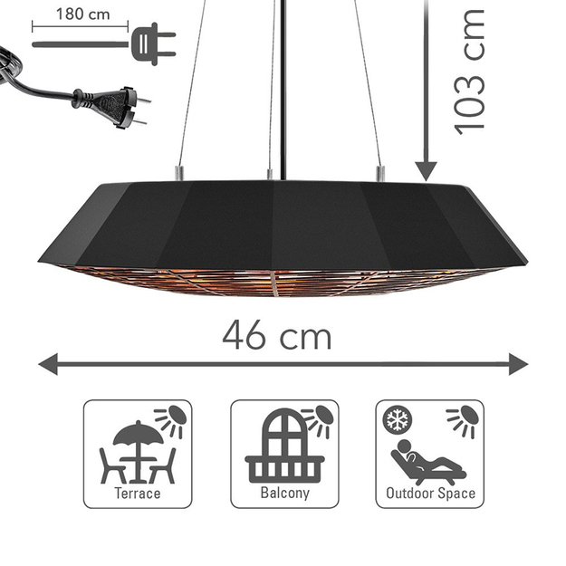 Halogeninis infraraudonųjų spindulių &scaron;ildytuvas Trotec IR 2010 SC 4
