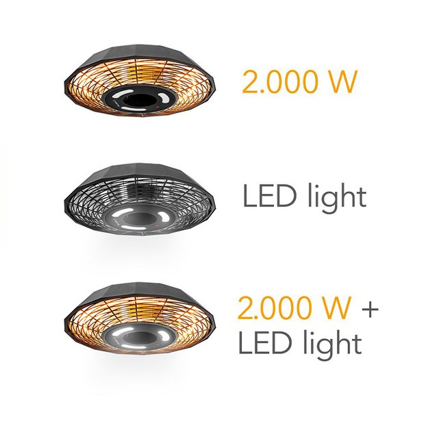 Halogeninis infraraudonųjų spindulių &scaron;ildytuvas Trotec IR 2010 SC 8