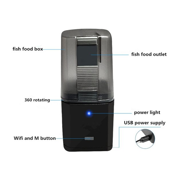 I&scaron;manioji žuvų &scaron;ėrykla Feelspot FS-FF01W Wi-Fi, Tuya 7