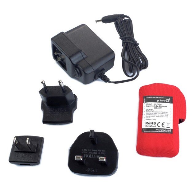 &Scaron;ildančios kelnės Glovii GP1C su baterija, žalios 5