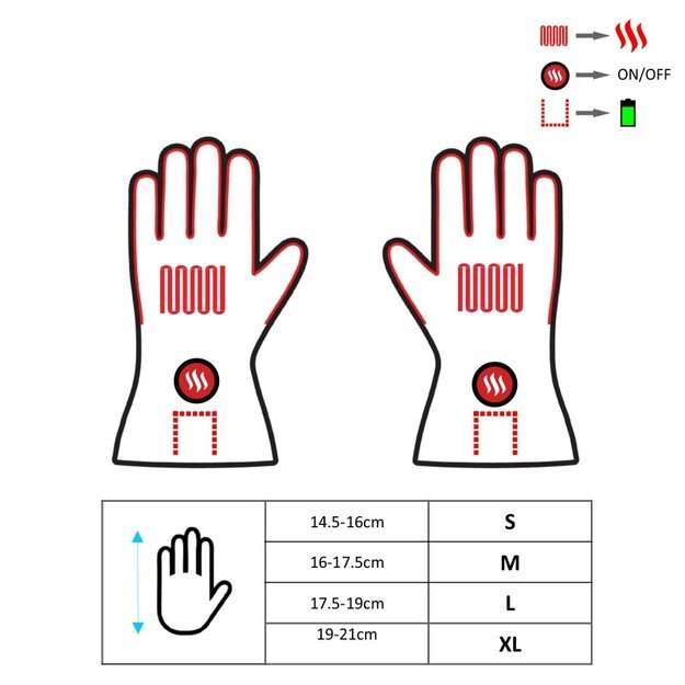 &Scaron;ildančios slidinėjimo pir&scaron;tinės Glovii GS8 10