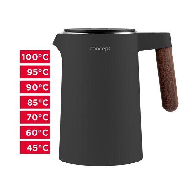 Virdulys su temperatūros reguliavimu Concept RK3305, 1,5 l 1