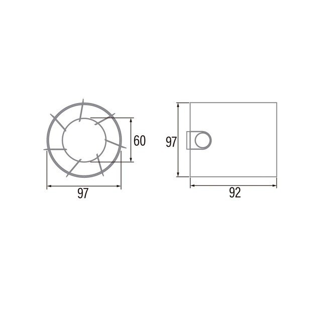 Kanalinis ventiliatorius Cata MT-100 1