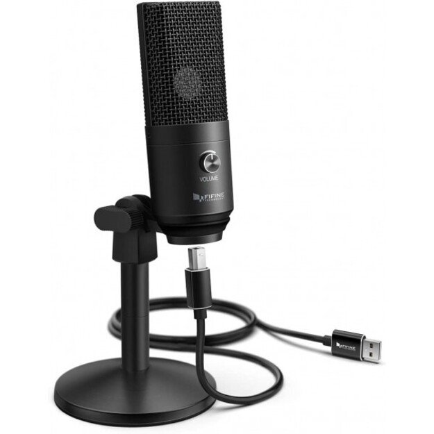 FIFINE K670B Black (Juodas) Kondensatorinis Mikrofonas 
