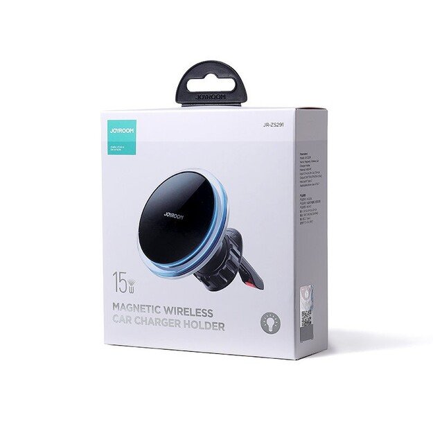 Automobilinis laikiklis-įkroviklis Joyroom JR-ZS291 15W MagSafe magnetinis, juodas 5