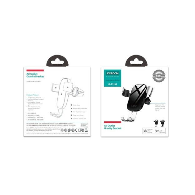 Automobilinis telefono laikiklis Joyroom JR-ZS198 (air vent) juodas 3