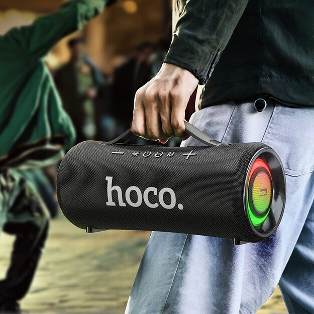 Bluetooth ne&scaron;iojamas garsiakalbis Hoco HA10 40W juodas 4