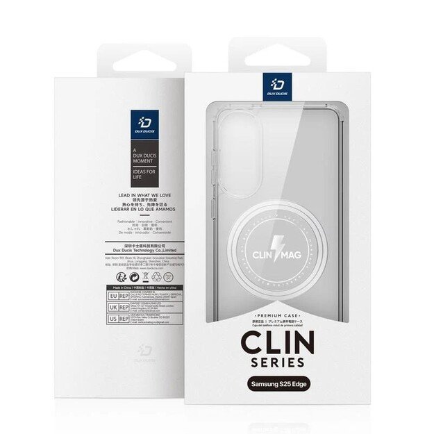 Dėklas Dux Ducis Clin Magsafe Samsung S937 S25 Edge skaidrus 5
