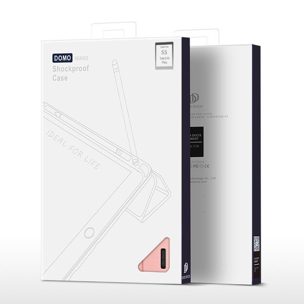 Dėklas Dux Ducis Domo Samsung X820 Tab S10 Plus rožinis 5