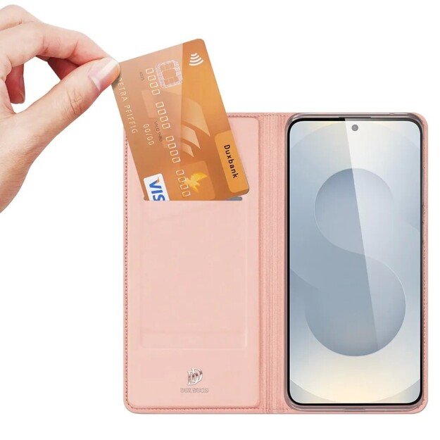 Dėklas Dux Ducis Skin Pro Samsung S937 S25 Edge rožinio aukso 1