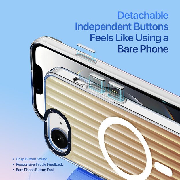 Dėklas Dux Ducis Zest Apple iPhone 16e Gradient Desert Gold 3