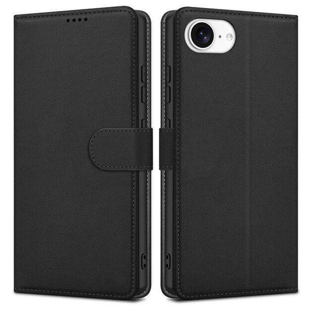 Dėklas Fancy Wallet Apple iPhone 7/8/SE 2020/SE 2022 juodas