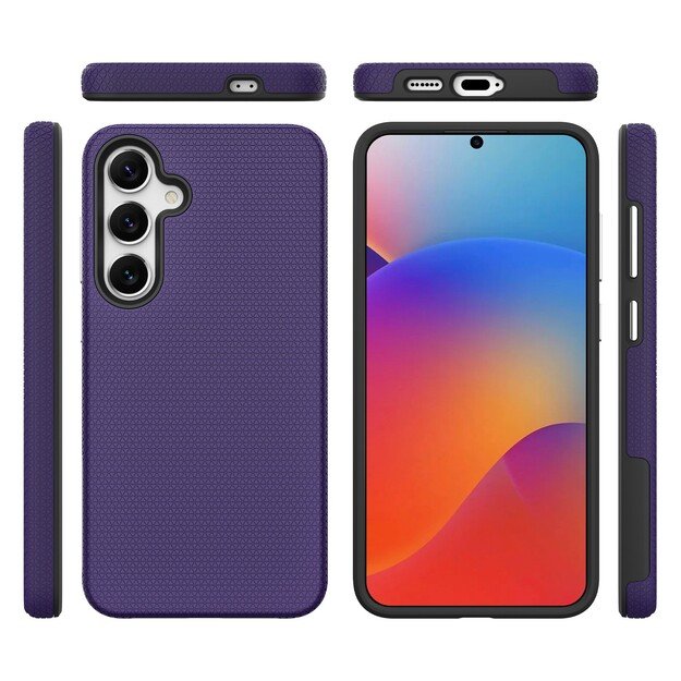 Dėklas Perfectionists Triangle Case Samsung A556 A55 5G violetinis 2