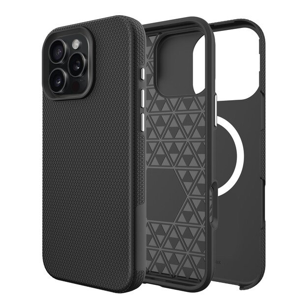 Dėklas Perfectionists Triangle Mag Case Apple iPhone 11 Pro Max juodas