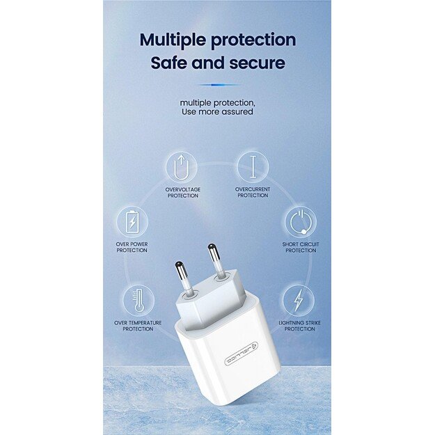 Įkroviklis Jellico AK180 20W USB-C baltas 1