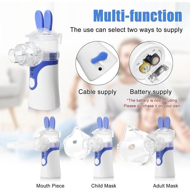 Inhaliatorius Reach  Bunny  violetinis 1