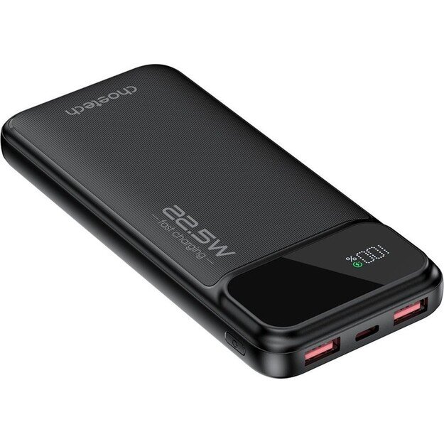I&scaron;orinė baterija Power Bank Choetech B728 22.5W 10000mAh juoda 1