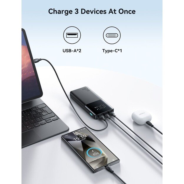 I&scaron;orinė baterija Power Bank Joyroom JR-PBF20 22.5W 10000mAh juoda 3