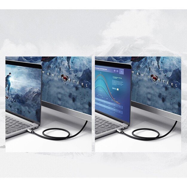 Kabelis Ugreen MM142 USB-C to HDMI 1.5m juodas 3