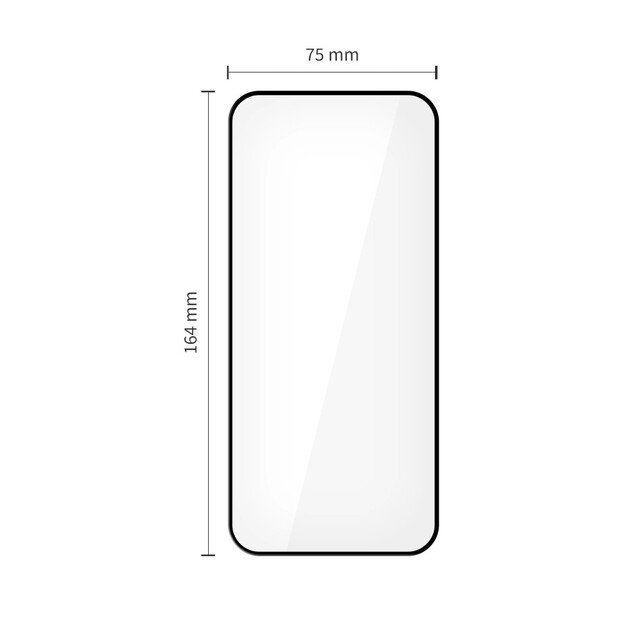 LCD apsauginis stikliukas Tech-Protect Glass Fit+ 2-Pack Xiaomi Redmi 15 4G/Redmi 15 5G juodas 1