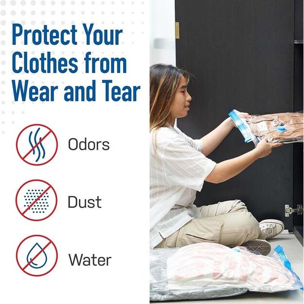 Vakuuminiai mai&scaron;ai Reach VB-15 15 vnt. su pompa 3