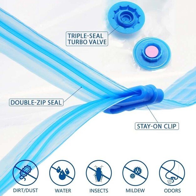 Vakuuminiai mai&scaron;ai Reach VB-15 15 vnt. su pompa 4