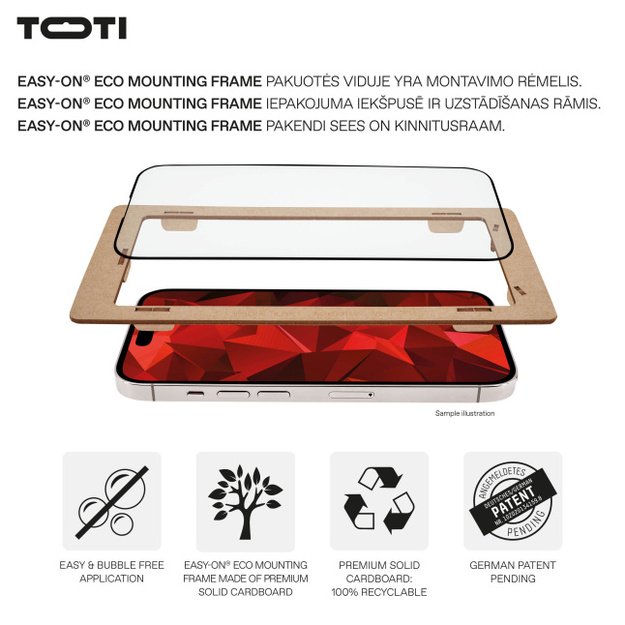 PREMIUM TEMPERED screen protector glass 3D full cover for Apple iPhone 16 Pro Max 2