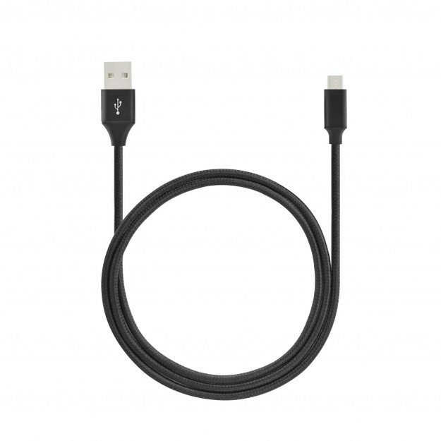 SEEK TOTI USB A to Micro USB, 2m Braided cable 2A, Black 3