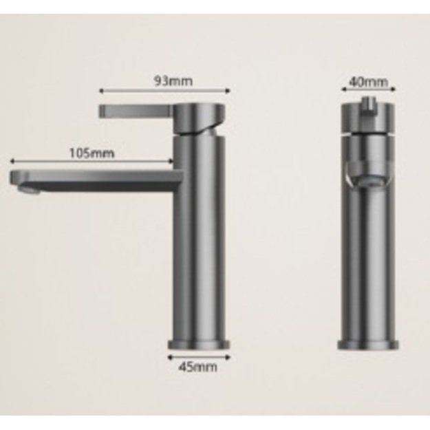 Mai&scaron;ytuvas praustuvui B-50 black 1