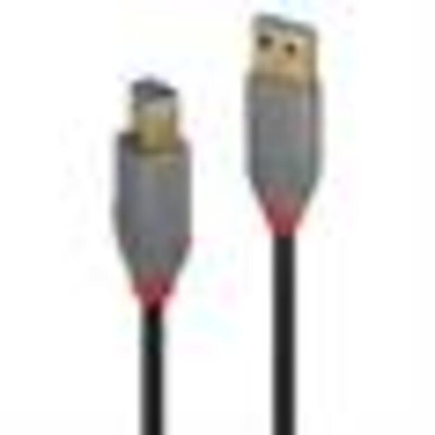 CABLE USB3.2 A-B 1M/ANTHRA 36741 LINDY 1