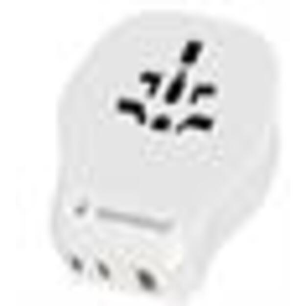 POWER ADAPTER TRAVEL 20W/WHITE TPA-1A2C20-02-W GEMBIRD 1