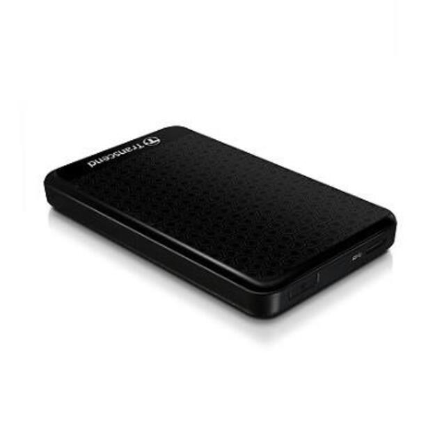 External HDD|TRANSCEND|StoreJet|1TB|USB 3.0|Colour Black|TS1TSJ25A3K