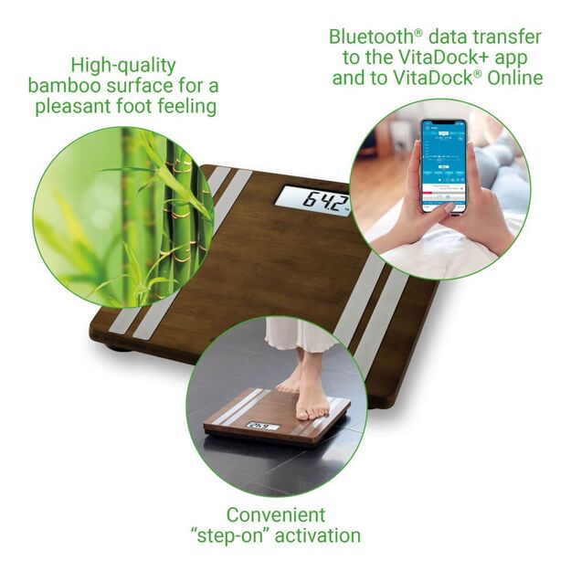 Medisana BS 552 connect bamboo body analysis scale 4