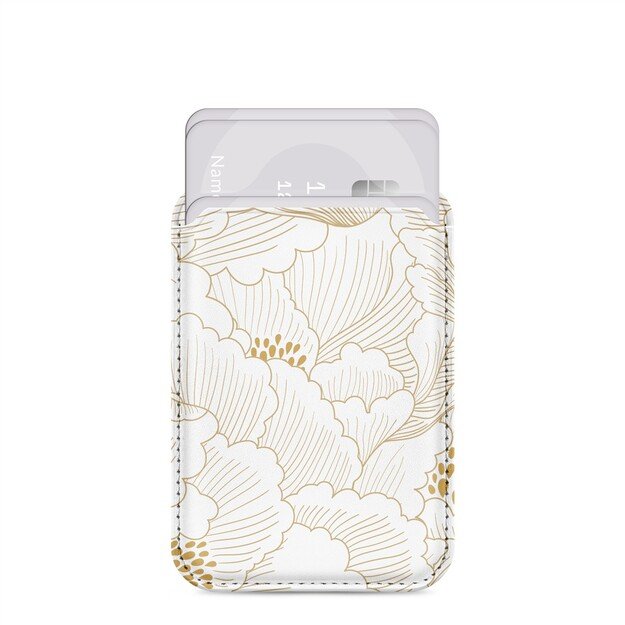 MIO Roses Magsafe Case Compatible White Card Holder 1