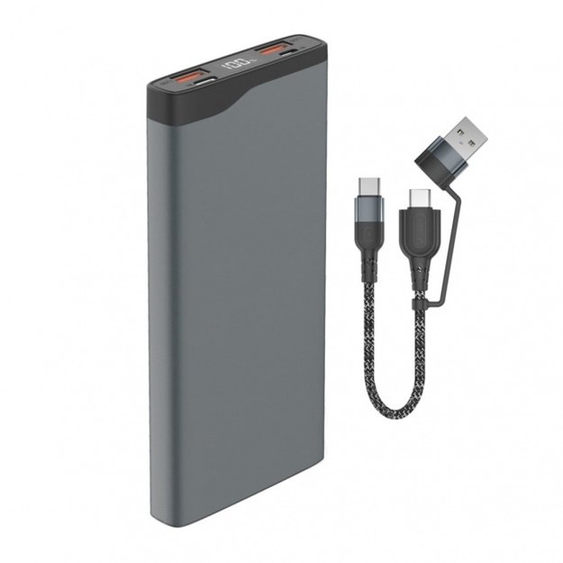 Power Bank VoltHub Pro 10000mAh 22.5W with Quick Charge, PD gunmetal *Select Edition* 1