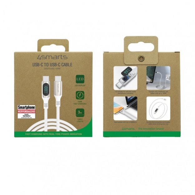 USB-C Cable DigitCord 100W 3m white 5