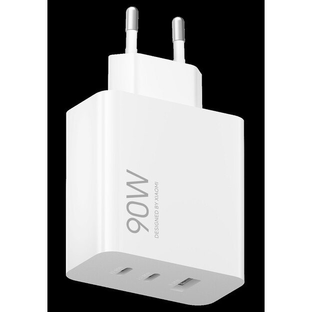 Xiaomi 90W HyperCharge Power Adapter(3-Port) EU, White 2