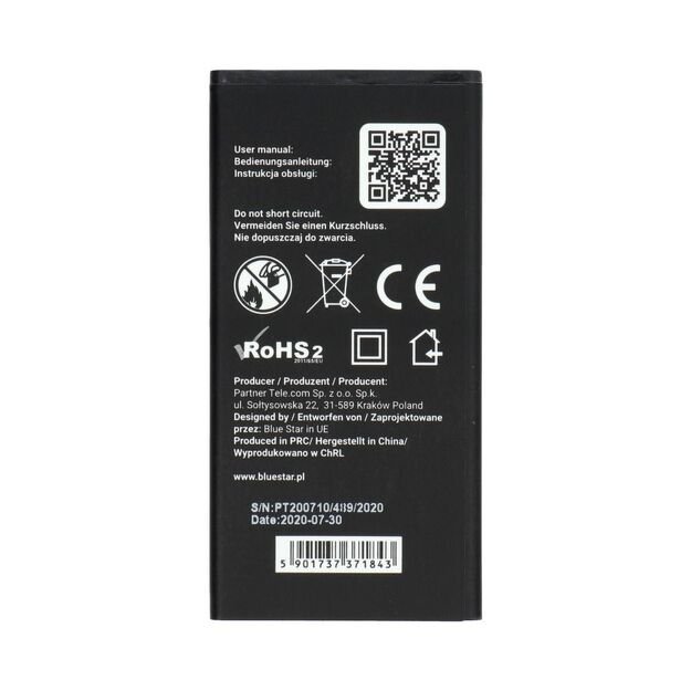 Battery for Huawei Y5 / Y560 / G620 2000 mAh Blue Star 1