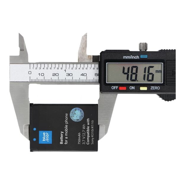 Battery for Sony Ericcson K310i / K510i / J300 / W200 / T280 750 mAh Blue Star Premium 2