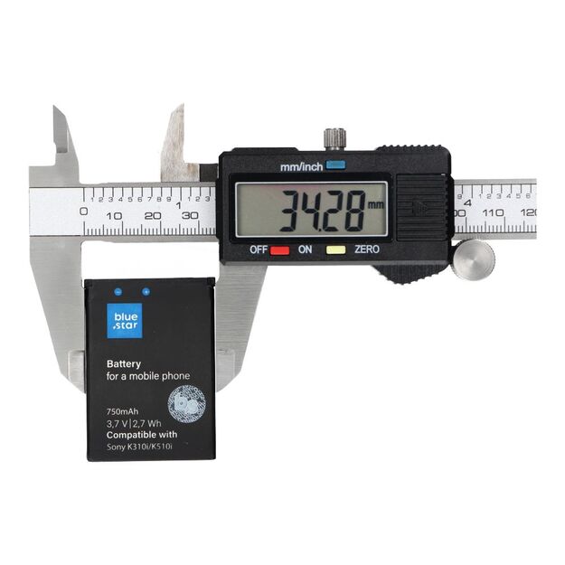 Battery for Sony Ericcson K310i / K510i / J300 / W200 / T280 750 mAh Blue Star Premium 3