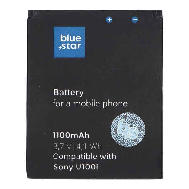 Battery for Sony Ericsson U100 Yari / J10 / J10i2 ELM / Hazel 1100 mAh Blue Star