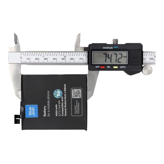 Battery for Xiaomi Redmi Note 3 (BM46) 4000 mAh Blue Star 3