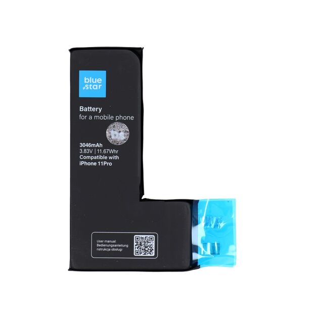 Battery without BMS for iPhone 11 PRO 3046 mAh Blue Star HQ