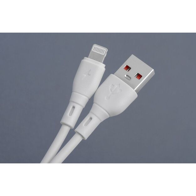 Cable USB A to Lightning Blue Star 2,4A ECO 1 m PJ68-24-2.4 white 2