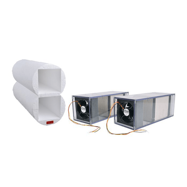 Dvisrautis sieninis mini rekuperatorius AirUnit Gemini 1