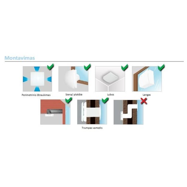 I&scaron;traukimo ventiliatorius Aerauliqa QD 1